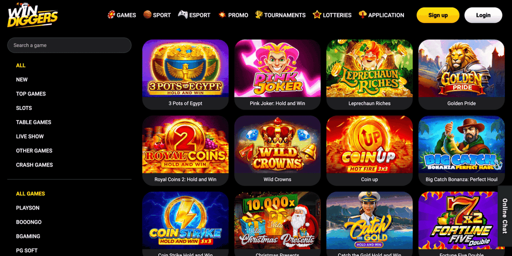 Win Diggers Casino Evaluation